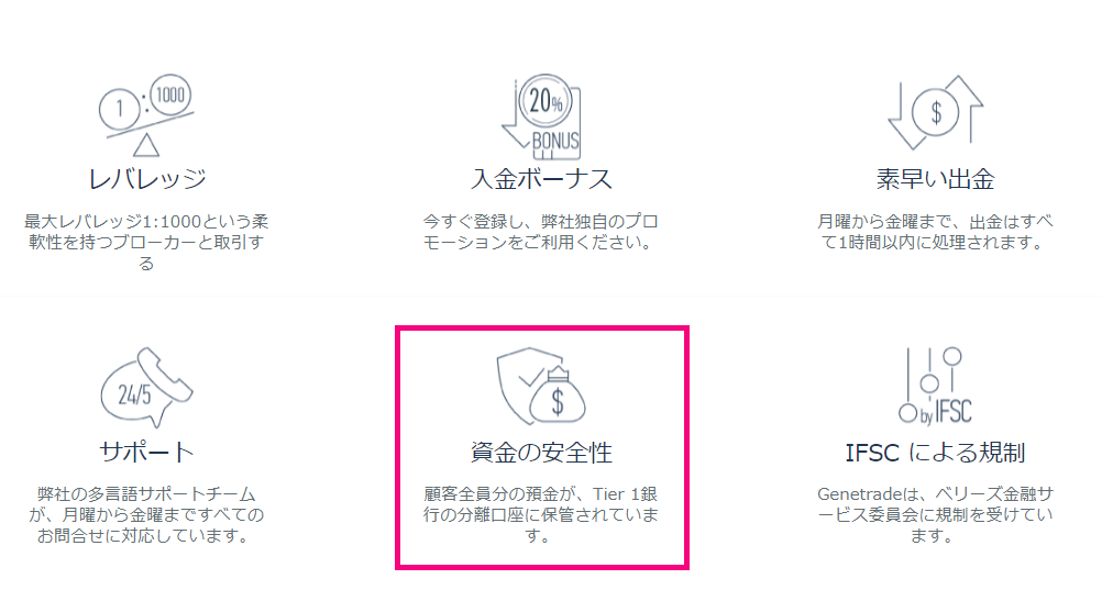 顧客資産は分別管理のみ